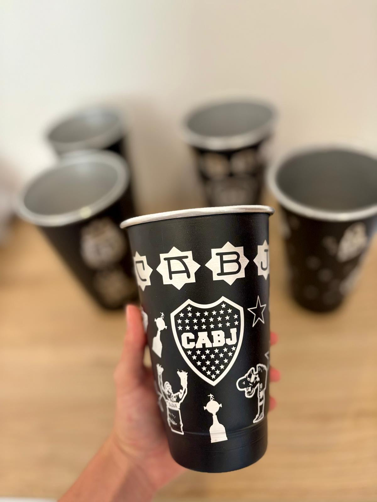 Vaso fernetero Boca Juniors