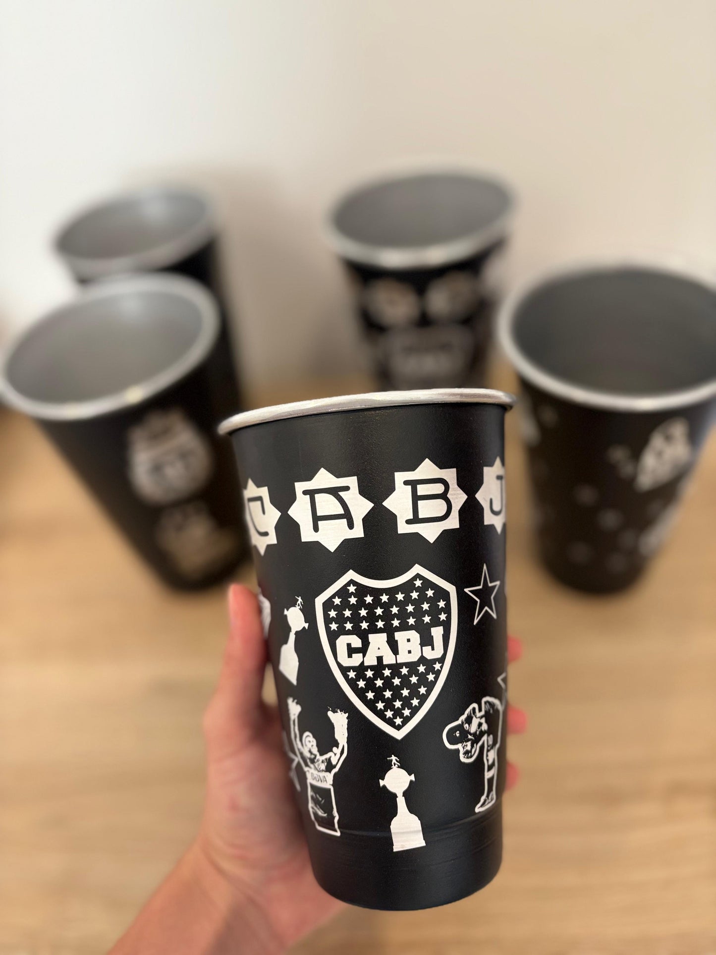 Vaso fernetero Boca Juniors